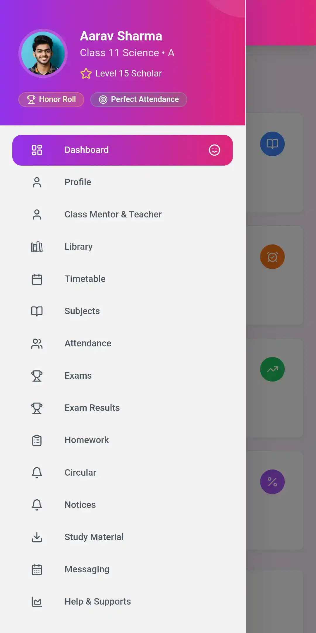 prexms academy app screen 2