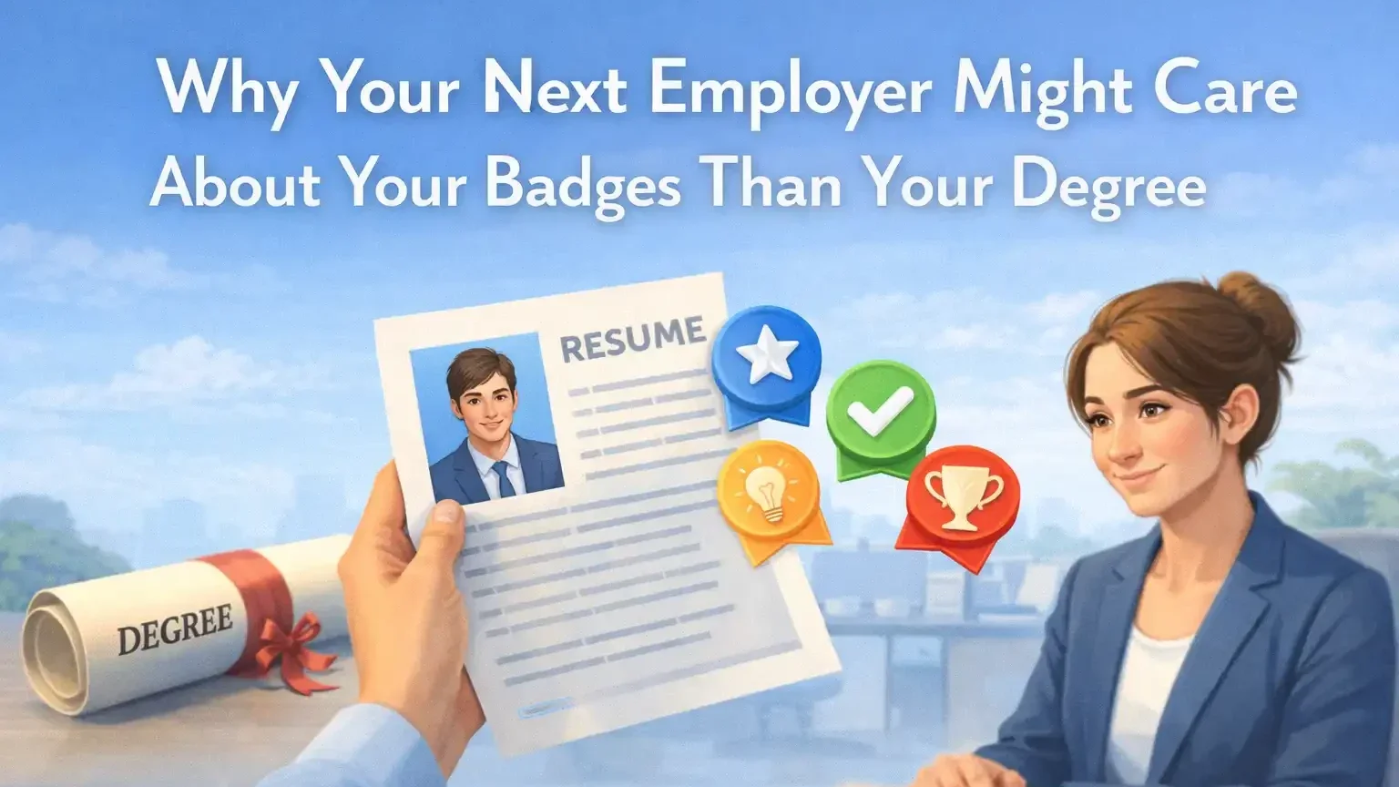 Why Your Next Employer Might Care More About Your Badges Than Your Degree | PreXms